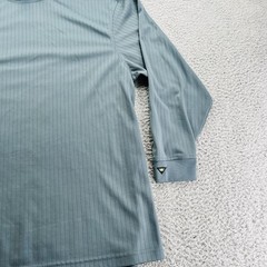 Wedge Golf And Beyond Shirt Medium Long Sleeve Pullover Mock Neck Blueish