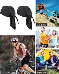 Do Rag Skull Caps for Men Sweat Wicking Doo Rags Cooling Helmet Cycling Bandana