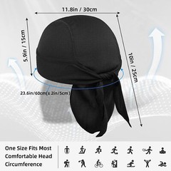 Cycling Skull Caps Summer Quick Dry Head Scarf Running Riding Sunscreen Bandana