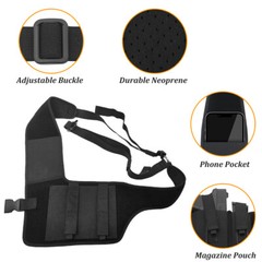 Universal Shoulder Gun Holster Concealed Carry Adjustable Chest Pistols Holster