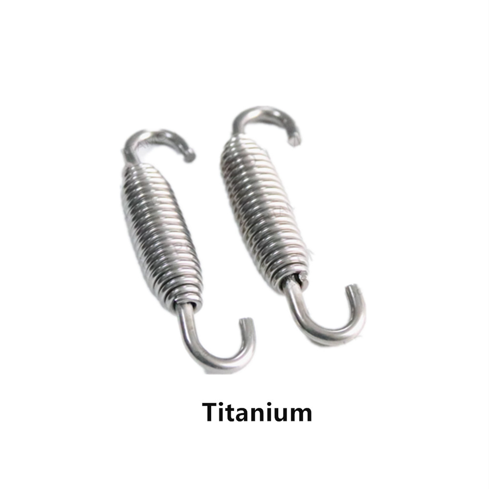 Motorcycle Exhaust Connect Springs Link Pipe Titanium Alloy Springs Hook