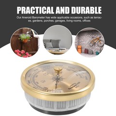 High Precision Adjustable Aneroid Barometer for Home Use, Adjustable and Cali…