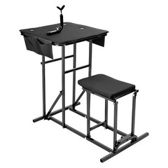 Folding Shooting Bench Seat Adjustable Height Portable Table Hunting Gun Rest