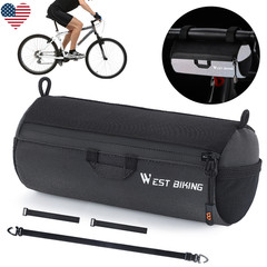 WEST BIKING 1L Bike Handlebar Bag Front Tube Bag Multifunctional Portable Bag