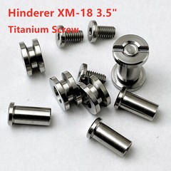 Titanium Pivot Standoff and Screw Set For Hinderer XM-18 3.5&Prime; Folding Knife Part