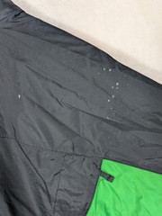 Burberry Golf Pullover Windbreaker Jacket Mens Size S Black Green Quarter Zip