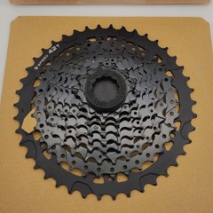 microSHIFT ADVENT 9 Speed 11-42T ED Coated Alloy Bike Cassette OPEN PACKAGE