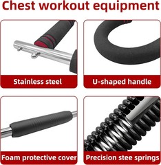 Adjustable Arm Chest Trainer for Men 60-110lb Home Strength Training Equipment