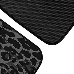 Auto Front & Rear Floor Mat for Women Men,Leopard Car Mats 4 Black Leopard