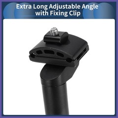 Bike Seat Post 30.4x450mm Adjustable Angle with Fixing Clip Aluminum Alloy