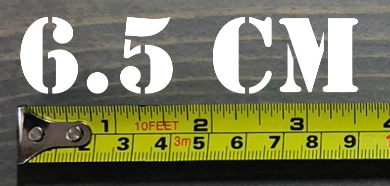 6.5 CREEDMOOR Sticker Decal 3.5&Prime; CM Ammo Can Box Label Ammunition Case