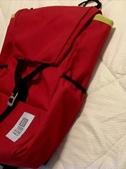 Topo Designs Colorado Y-Pack Red Backpack Rolltop Daypack Cordura 18” VGC NICE!