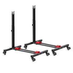Uimoso Bike Stand 2-Pack Freestanding Rack with Vertical & Horizontal Storage