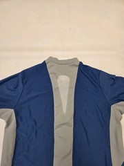 NIKE Cycling JERSEY Sz XL Bike Zip blue Gray Polyester Elastane Short Sleeve Men