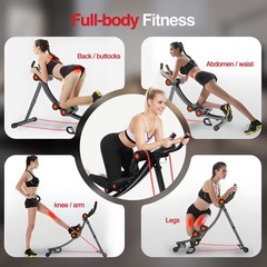 Ab Abdominal Exercise Machine Cruncher Trainer Body Shaper Gym Equipment Trainer