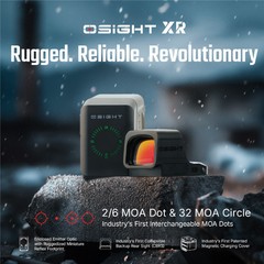 OSIGHT XR Enclosed Red Dot Sight with 2/6 + 32 MOA Multi-Reticle System.
