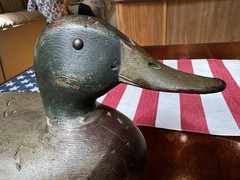 Illinois River Decoy by Glen (Judge) Cameron, Vintage and Rare. Original