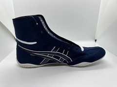 asics Boxing Wrestling Shoes Navy Navy Line White 1083A001 EX-EO NEW TWR900