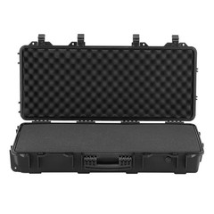 Uimoso Hard Rifle Case IP67 Waterproof Rifle Storage Case w/ Pre-cut Foam Black