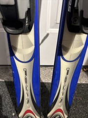 K2 FOUR R Mountain Skis 160cm w/ MARKER M 900 Bindings Blue