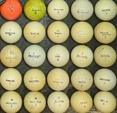 100 Used Vintage golf balls. Condition Varies. Lot VGB 01
