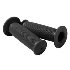 Pair Black Motorcycle Scooter Bicycle Anti-Slip Soft Rubber Handlebar Hand Grips