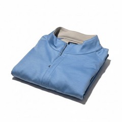 Peter Millar Crown Sport Mens XXL 1/4 Zip Pullover Blue Performance Golf Shirt