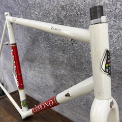 Vintage LeMond Zurich Road Bike Frame 59cm Reynolds 853 USA White 700c 126 mm