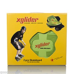 XGLIDER – 2 Piece of skateboard Street Board New freeline style XLIDER
