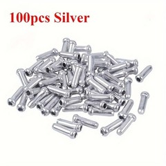 Bike Cable End Caps 50/100PCS Aluminum Alloy Brake Shift Wire Tip Crimp Caps