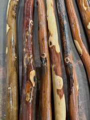 Natural Ozark Hiking & Walking Sticks 54&Prime; Height