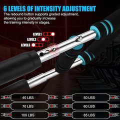 Premium Twister Arm Trainer, Adjustable 40-100lb Chest Workout Equipment