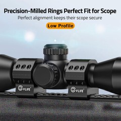 30mm Scope Rings Low/Medium/High Profile Scope Mount For Standard Picatinny Rail