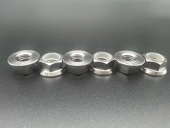 6X Titanium Ti M10x1.25mm Pitch Sprocket Flange Lock Nut For Motorcycle Bike
