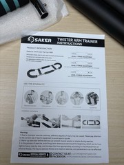 Saker Twister Arm Trainer PowerTwist Workout 20 – 60 Lbs NEW in Open Box