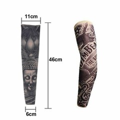 6 Pcs Temporary Tattoo Cooling Arm Sleeves UV Sun Protection Unisex Anti Slip US
