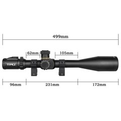 Sniper 12-60X60SAL Long Range Rifle Scope 35mm Tube fit for 6.5/.308/ .338 cal
