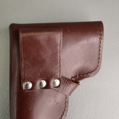 East Germany Leather Holster Police RH Mdl Marked for Makarov Pistol