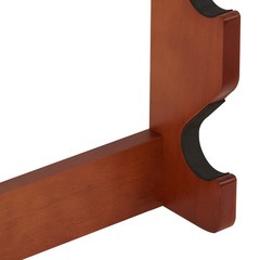 VEVOE Gun Rack 5-Slot Wood Gun Rack Wall Mount Gun Display Rack holds 5 Rifles