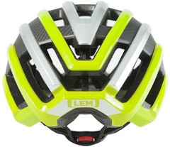 LEM MotiveAir Bike Helmet – Carbon Fiber+Flo Yellow – Lightweight Cycling Helmet