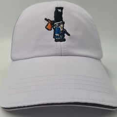 Ahead Hat Adjustable Off White Purple The Low Bidder Golf UPF 50 Outdoors Men