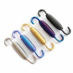 4 pcs Motorcycle Exhaust Connect Springs Link Pipe titanium alloy Springs Hook