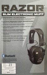 Walker&rsquo;s Razor Quad Bluetooth Tacti-Grip Slim Digital Muff Ear Protection | NEW