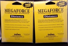2 PACK Daiwa Megaforce 2 lb/330 YDS. Smoke Green Monofilament Fishing Line – New