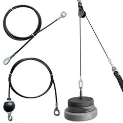 5mm Steel Gym Pulley Cable Replacement Wire Rope for Home Fitness Machine