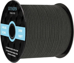 Paracord 240Lb – Diameter 2Mm Micro Utility Cord -3 Strand Parachute Spool Cord
