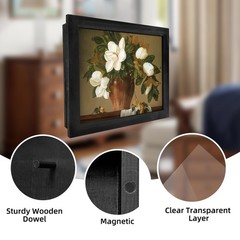 Dononr Hidden Gun Storage, Safe for 12.2*10.6*2.24inch, Black