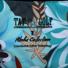 Tattoo Golf Shirt Mens Large Aloha Collection Cool Stretch Performance Polo
