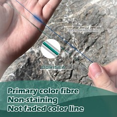 Dorisea Never Fade 8 Strands Fluorescent Green PE Braided Fishing line 100-2000m