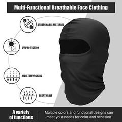 Balaclava Full Face Mask UV Protection Ski Sun Hood Tactical Masks for Men Women